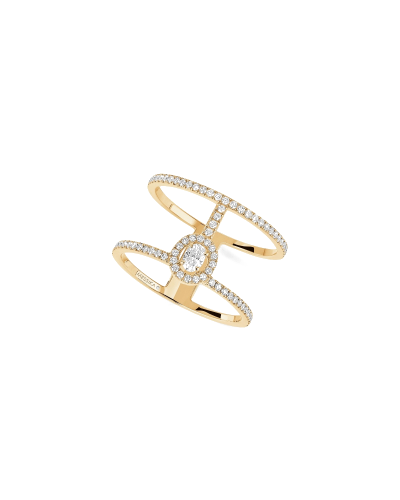 Messika Ring 2 Rows Pavé Yellow Gold (watches)